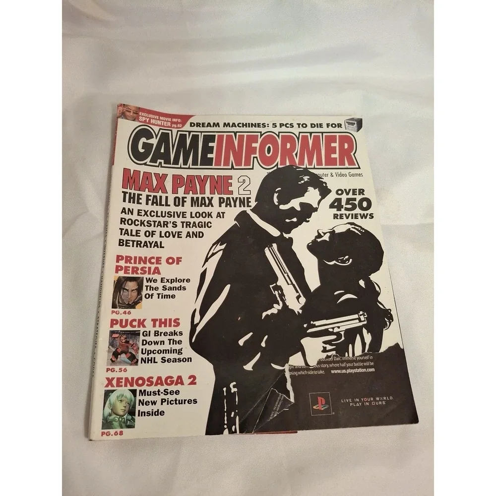 Game Informer Magazine Issue 125 Max Payne 2 Xenosaga 2 Prince of Persia